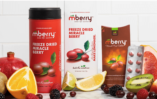 Mberry’s freeze dried miracle berries and tablets